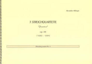 Alexander Villinger: Streichquartette JAZZICA, op.23